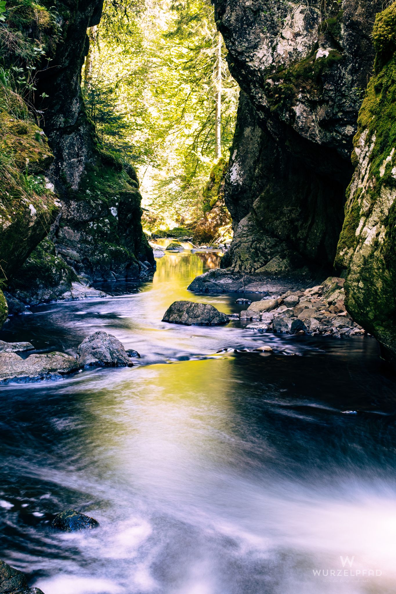 Rechenfelsen in der Wutachschlucht
